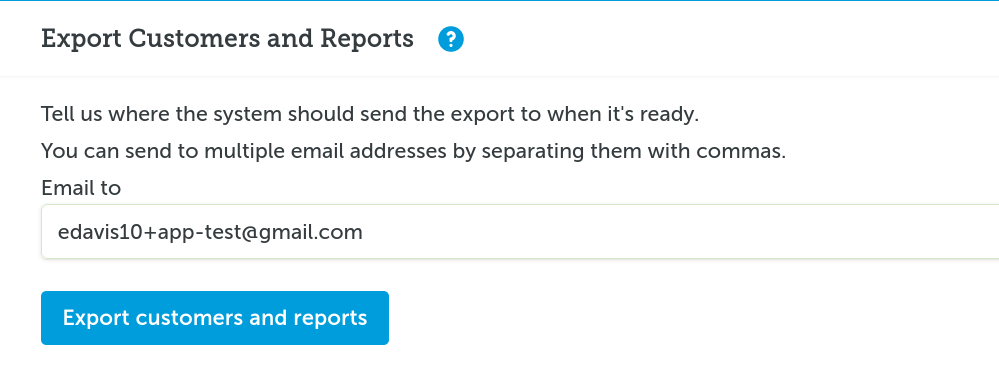 Export your Repeat Customer Insights data